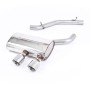 VW Golf MK5 R32 3.2 V6 - Non-Resonated (Louder) Cat-Back Exhaust System with Dual GT100 Trims
