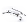 VW Golf MK4 R32 - Non-Resonated (Louder) Cat-Back Exhaust System with Polished Trims