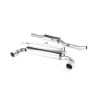VW Golf MK4 R32 - Resonated (Quieter) Cat-Back Exhaust System with Polished Trims