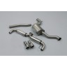 VW Golf GTi Mk6 - Part Resonated Cat-Back Race Exhaust System with Dual GT100 Trims