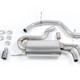 Audi A3/Seat Cupra + Leon/VW Golf MK5 GTI 2.0T - Non-Resonated (Louder) Cat-Back Exhaust System with Polished Trims with Twin Polished Trims