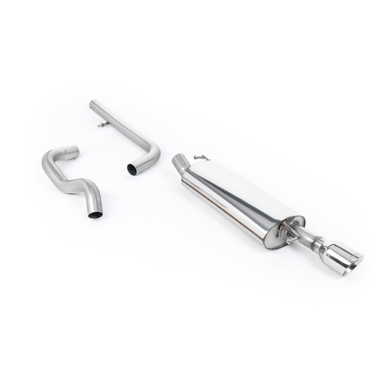 VW Golf MK4 337 Anniversary 180bhp - Non-Resonated (Louder) Cat-Back Exhaust System with Single GT100 Trim