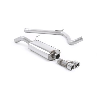 Audi A1 TFSI/VW Polo GTI 1.4 ACT/DSG - Non-Resonated (Louder) Cat-Back Exhaust System with Polished Trims