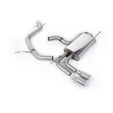 VW Golf Mk5 GTi Edition 30 2.0T - Non-Resonated (Louder) Cat-Back Exhaust System with Polished Tips