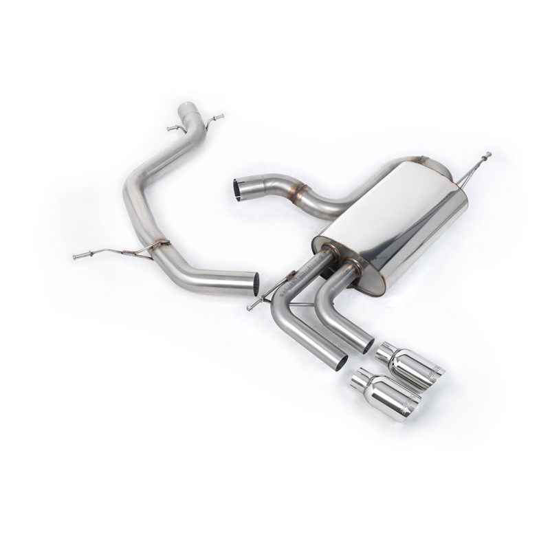 VW Golf Mk5 GTi Edition 30 2.0T - Non-Resonated (Louder) Cat-Back Exhaust System with Polished Tips