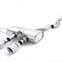 VW Golf R Mk6 - Non-Resonated (Louder) Cat-Back Exhaust System with Polished Trims