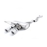 VW Golf R Mk6 - Non-Resonated (Louder) Cat-Back Exhaust System with Polished Trims