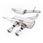 VW Golf R Mk6 - Resonated (Quieter) Cat-Back Exhaust System with Polished Trims