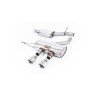 VW Golf R Mk6 - Resonated (Quieter) Cat-Back Exhaust System with Polished Trims