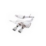 VW Golf R Mk6 - Resonated (Quieter) Cat-Back Exhaust System with Titanium Trims