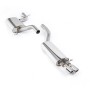 VW Jetta MK5 GLI 2.0T FSI - Resonated (Quieter) Cat-Back Exhaust System with Twin JET Trims