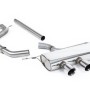 VW Golf Mk5 2.0 TDI 140PS - Non-Resonated (Louder) Cat-Back Exhaust System with Dual GT100 Trims (For R32 Valance)