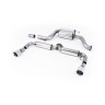 VW Golf Mk6 GTi Edition 35 - Resonated (Quieter) Cat-Back Exhaust System with Polished Trims
