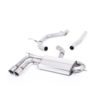 Audi A3/VW Golf GTD/Scirocco GT - TDI 2.0 170PS - DPF-Back Exhaust System with Polished Trims