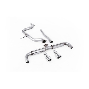 VW Golf GTD Mk6 TDI 170PS - DPF-Back Exhaust System with Polished Dual GT100 Tips (GTI Style)