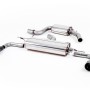 VW Golf GTi Mk6 - Resonated (Quieter) Cat-Back Exhaust System with Black GT100 Trims