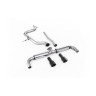 VW Golf GTD Mk6 TDI 170PS - DPF-Back Exhaust System with Dual Matt-Black Tips (GTI Style)