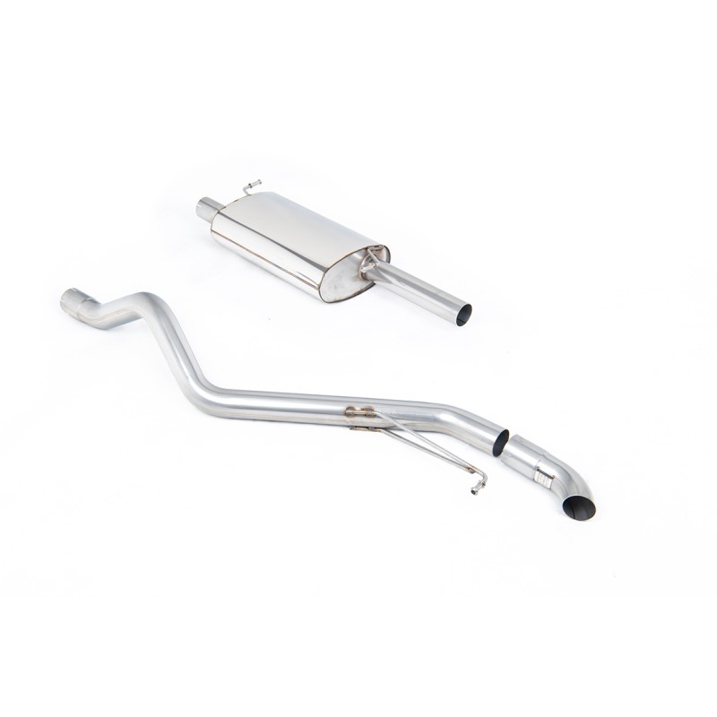 VW T5/T6 SWB - Resonated (Quieter) DPF-Back Exhaust System with Discrete Outlet