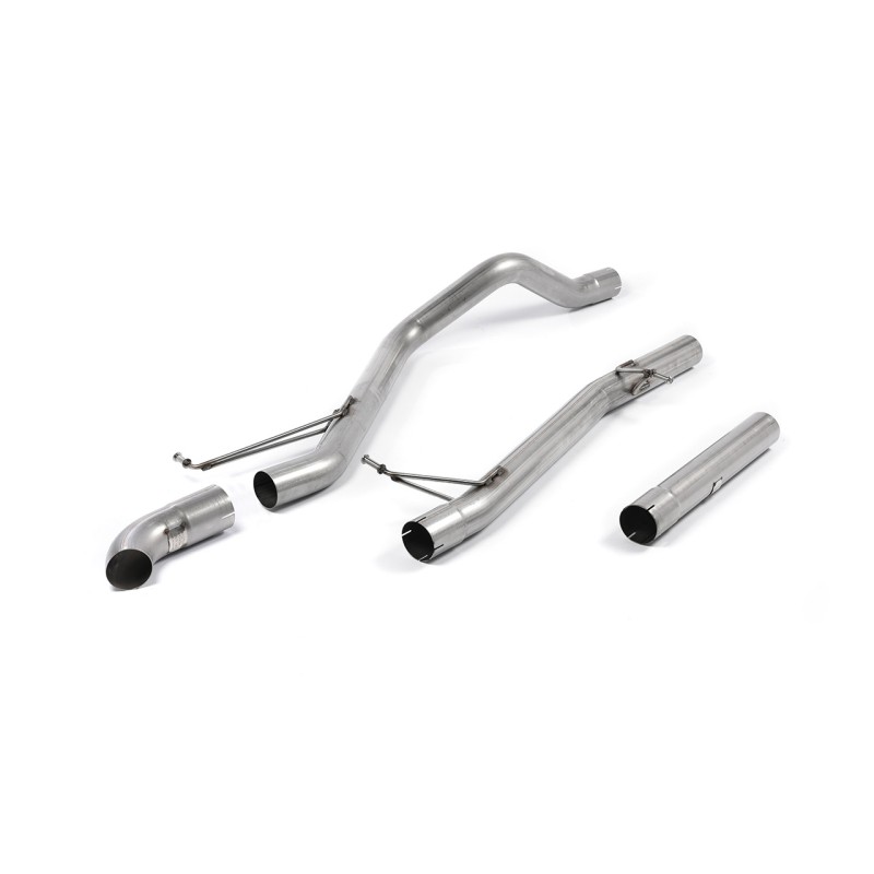 VW T5/T6 LWB - Non-Resonated (Louder) DPF-Back Exhaust System with Discrete Outlet
