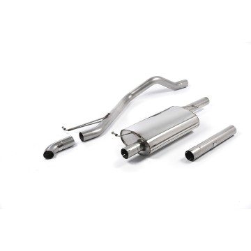VW T5/T6 LWB - Resonated (Quieter) DPF-Back Exhaust System with Discrete Outlet