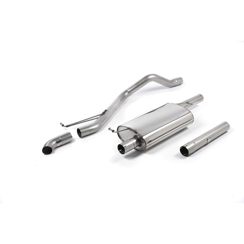 VW T5/T6 LWB - Resonated (Quieter) DPF-Back Exhaust System with Discrete Outlet