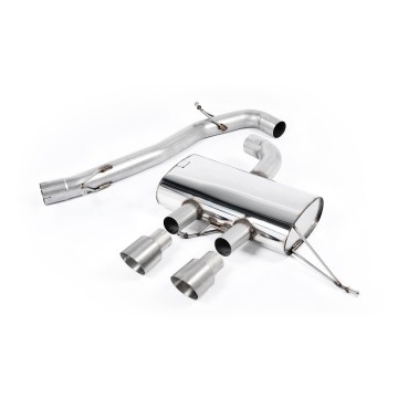 VW Golf R Mk6 - Non-Resonated (Louder) Cat-Back Race Exhaust System with Titanium Tips