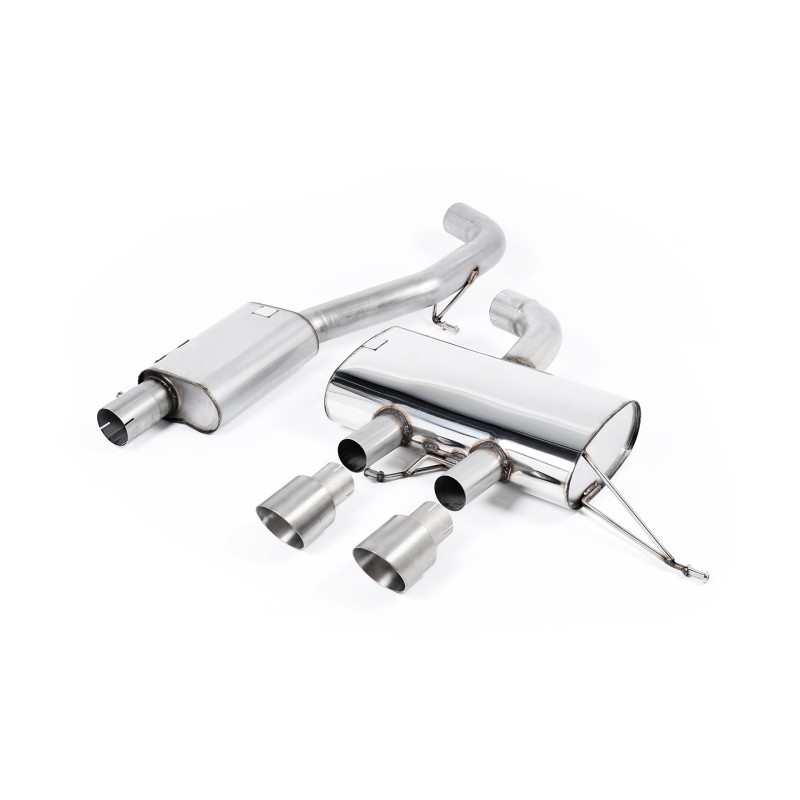 VW Golf R Mk6 - Resonated (Quieter) Cat-Back Race Exhaust System
