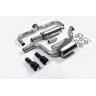 VW Golf GTI Mk7 Non-Resonated (Louder) Cat-Back Exhaust System with Matt Black Tips