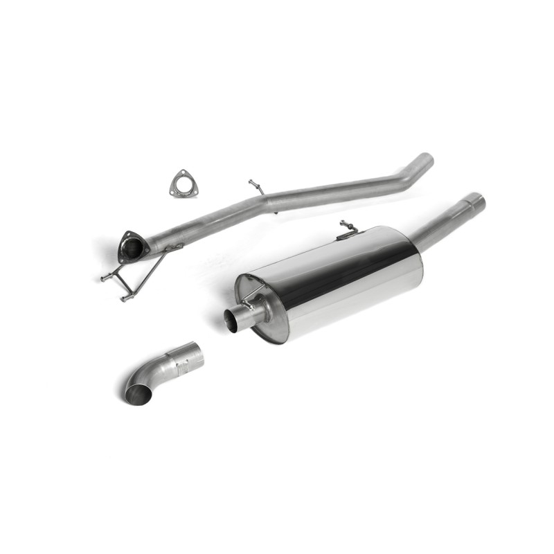 VW Amarok 2.0 BiTDI 163/180 - Cat-Back Exhaust System with Discrete Tailpipe (Exits in OE Position)