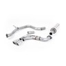 VW Golf GTI Mk7 - Resonated (Quieter) Cat-Back Exhaust System with Polished Tips