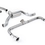 VW Scirocco GT 2.0 TSI 200ps - Non-Resonated (Louder) Cat-Back Exhaust System with Polished GT100 Tips (For Scirocco R Valance)