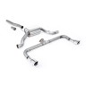 VW Scirocco GT 2.0 TSI 200ps - Non-Resonated (Louder) Cat-Back Exhaust System with Polished GT100 Tips (For Scirocco R Valance)