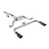 VW Scirocco GT 2.0 TSI 200ps - Non-Resonated (Louder) Cat-Back Exhaust System with Cerakote Black Oval Tips (For Scirocco R Valance)