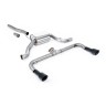 VW Scirocco GT 2.0 TSI 200ps - Non-Resonated (Louder) Cat-Back Exhaust System with Matt Black GT100B Tips (For Scirocco R Valance)