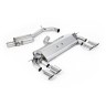VW Golf R MK7 2.0 TSI (76.2mm systems) - Resonated (Quieter) Cat-Back Exhaust System with Polished Oval Tips