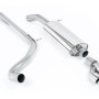 VW Polo R WRC - Non-Resonated (Louder) Cat-Back Exhaust System with Twin GT80 Trims