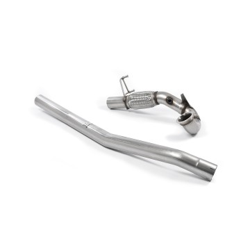 Large Bore Downpipe with Catalyst Delete - For Milltek Cat-Back (Audi/Seat/VW)