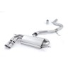 Audi A3/Golf GTI MK5 2.0T - Non-Resonated (Louder) Cat-Back Exhaust System with Smaller Volume Rear Silencer & Polished Trims