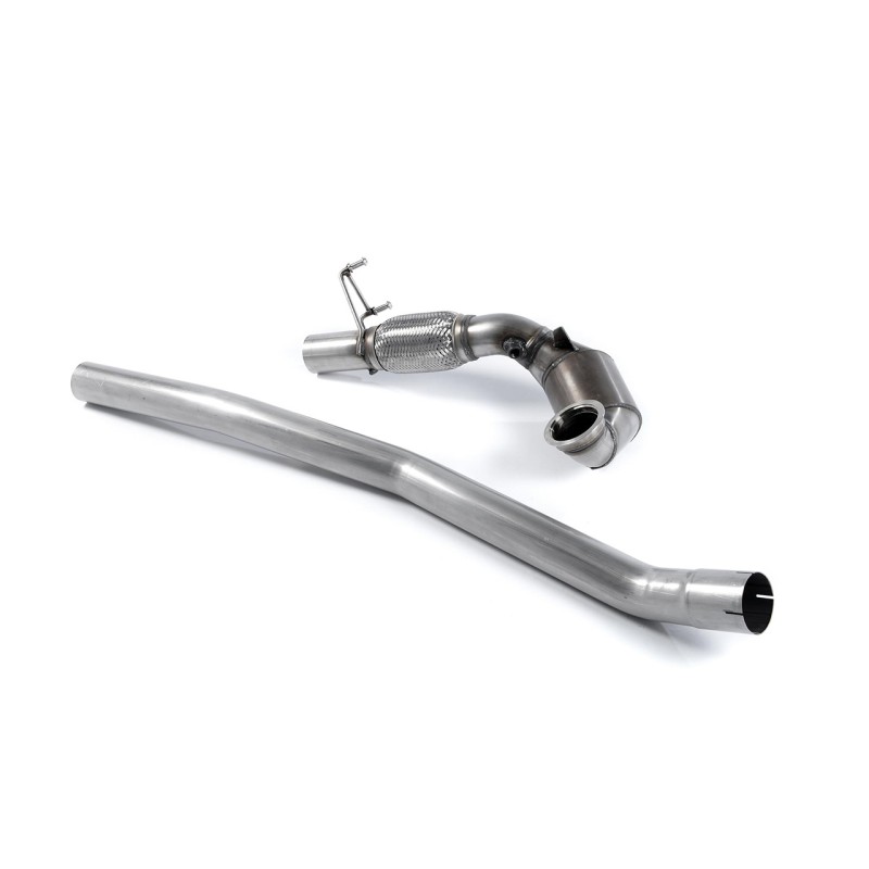 Large Bore Downpipe with Hi-Flow Sports Catalyst (For Milltek Cat-Back) (Seat/VW)
