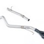 VW T5/T6 SWB - Non-Resonated (Louder) DPF-Back Exhaust System with Twin Black oval Outlets