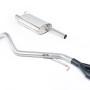VW T5/T6 SWB - Resonated (Quieter) DPF-Back Exhaust System with Twin Black Oval Outlets