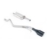 VW T5/T6 SWB - Resonated (Quieter) DPF-Back Exhaust System with Twin Black Oval Outlets