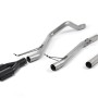 VW T5/T6 LWB - Non-Resonated (Louder) DPF-Back Exhaust System with Twin Black Oval Outlets