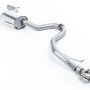 VW Jetta MK6 GLI 2.0T TSI - Resonated (Quieter) Cat-Back Exhaust System with Twin Polished Trims