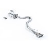 VW Jetta MK6 GLI 2.0T TSI - Resonated (Quieter) Cat-Back Exhaust System with Twin Polished Trims
