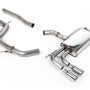VW Golf Mk5 GT 2.0 TDI 170PS - Non-Resonated (Louder) Cat-Back Exhaust System with Twin Polished Trims
