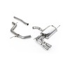VW Golf Mk5 GT 2.0 TDI 170PS - Non-Resonated (Louder) Cat-Back Exhaust System with Twin Polished Trims