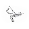 VW Golf Mk5 2.0 TDI 140PS - Non-Resonated (Louder) Cat-Back Exhaust System with Polished Tips (For GTI Valance)