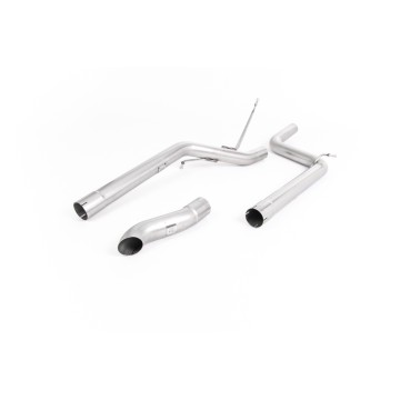 VW Caddy 2.0 TDI (non Maxi Models) - Non-Resonated (Louder) DPF-Back Exhaust System with Discrete Tip