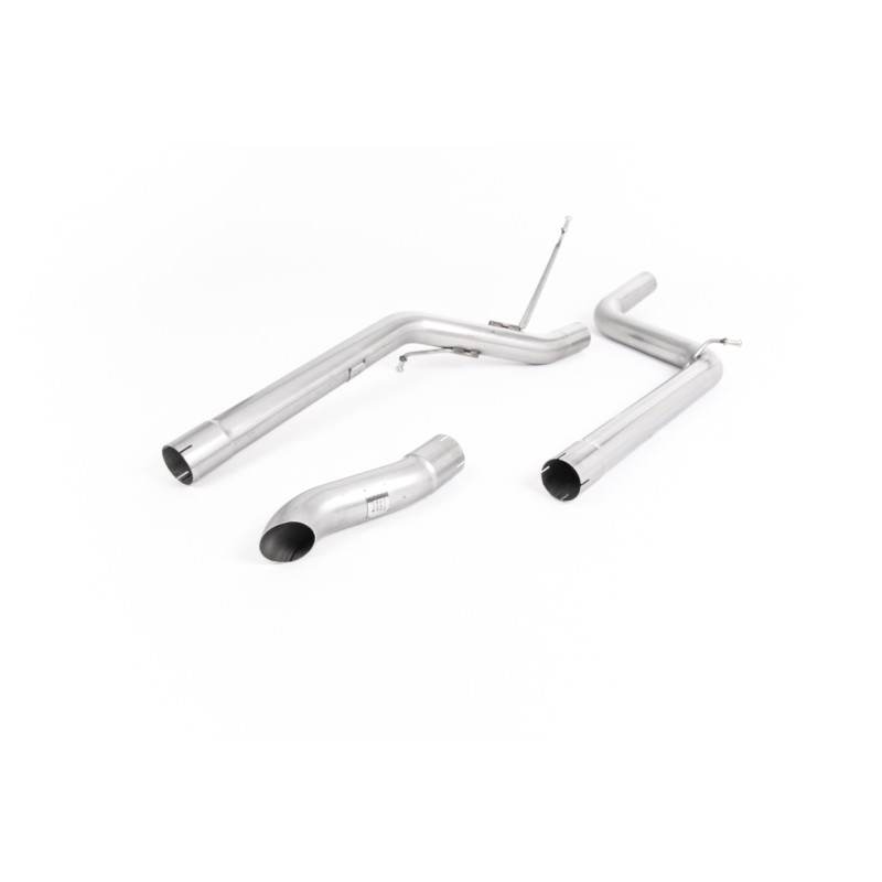 VW Caddy 2.0 TDI (non Maxi Models) - Non-Resonated (Louder) DPF-Back Exhaust System with Discrete Tip